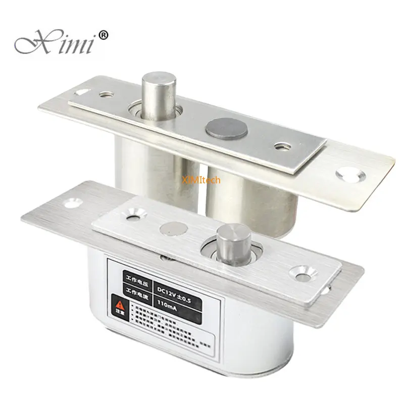 

Mini Electric Bolt Lock Fail Safe Stainless Steel Solenoid Electric Door Lock 5 Wires Feedback Lock Easy to Install DC 12V