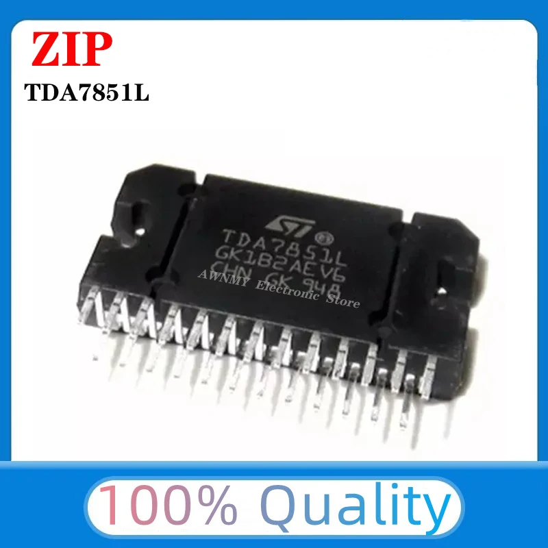 100%New original Car amplifier module; TDA7851l TDA7851L TDA 7851L TDA7851 L ZIP-25 - IC AMP QUAD BRIDGE FLEXIWATT25