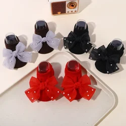 1 paio di calzini per neonate accessori simpatici fiori calzini antiscivolo per bambini per neonati morbidi calzini floreali elastici per neonati regali