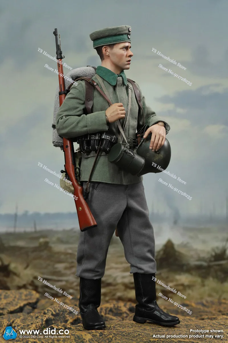 Did d11014 1/6 guerra mundial eu exército paul baumann homem móvel soldado tudo silencioso na frente ocidental 1917 historial 12 "figura de ação