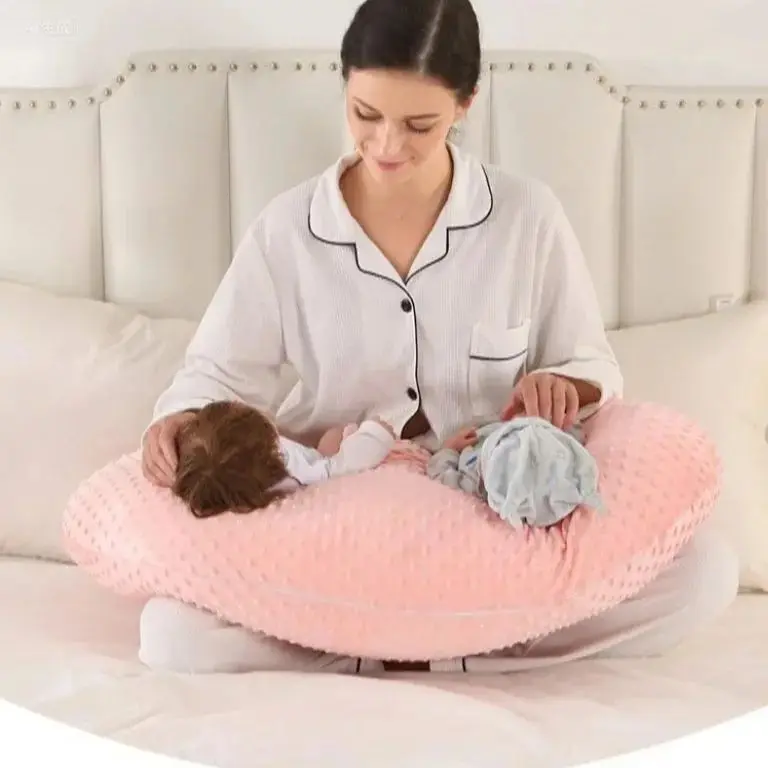 Baby Breastfeeding Pillow Doudou Velvet Multifunctional Pregnant Women Breastfeeding Artifact Pillow Slope Pillow Baby Pillow