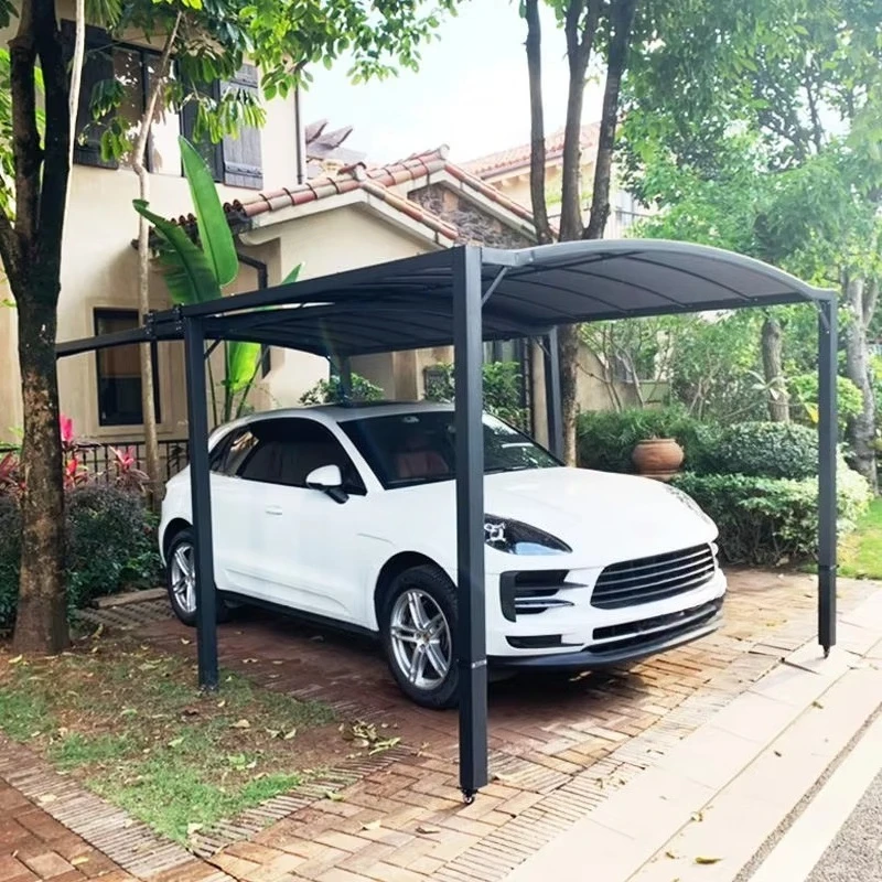 Protection Windproof Aluminum Modern Container Shelter Car Parking Shed Sunproof Car Canopy Sunshade Portable Carport