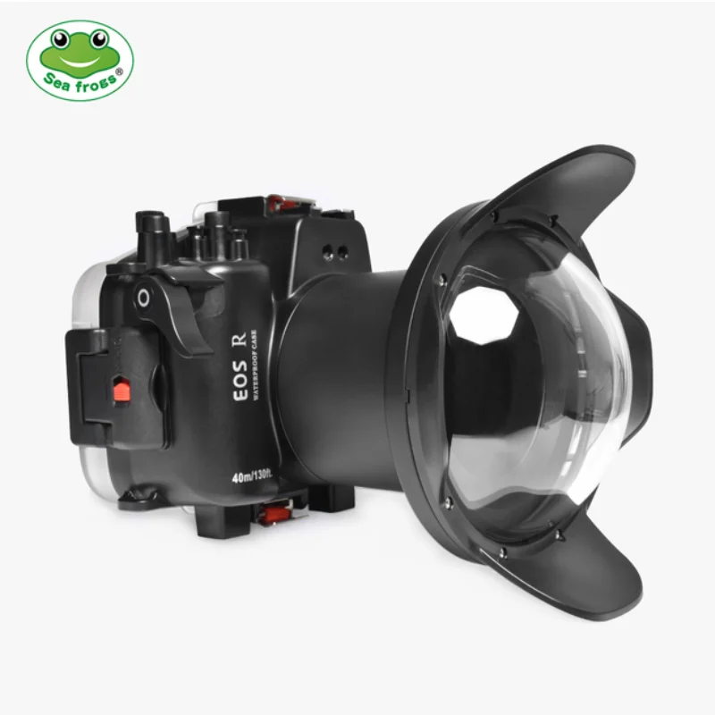 

Seafrogs 40M Diving Camera Housing For Canon EOS R Waterproof Camera Case with 16-35mm lens Underwater Protective Cover 1pc IPX8