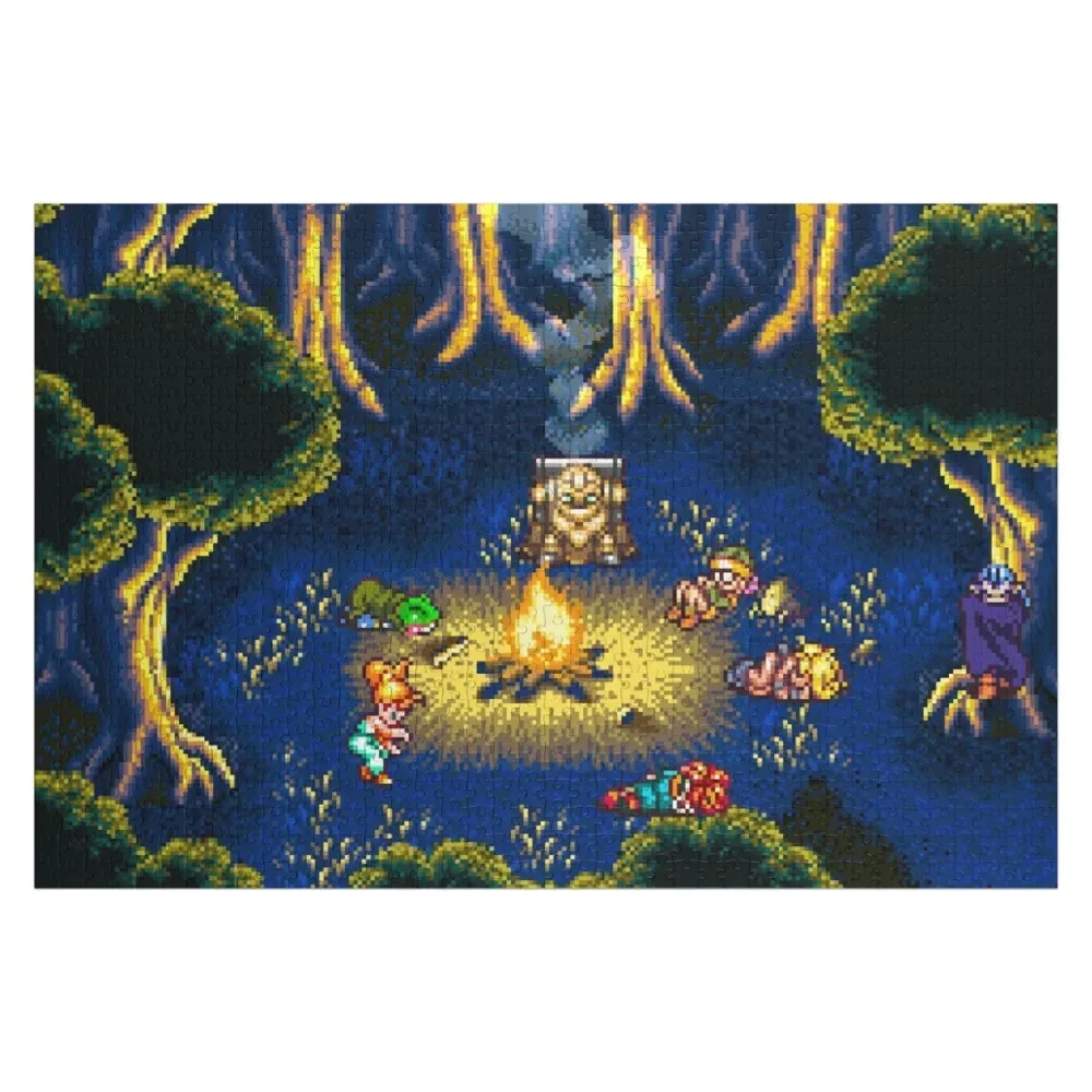 Chrono Trigger Campfire Jigsaw Puzzle Wood Animals Baby Wooden Personalized Toy Personalized Puzzle