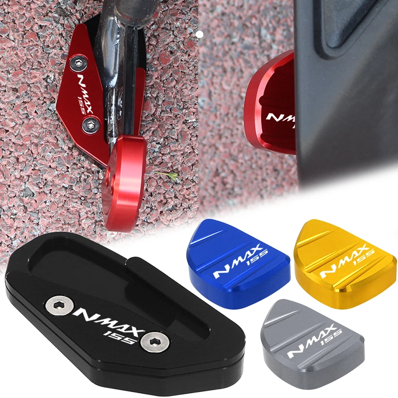Motorcycle Accessories For YAMAHA NMAX155 2020-2025 NMAX125 N-MAX Foot Side Stand Extension Pad Kickstand Kick Stand Plate