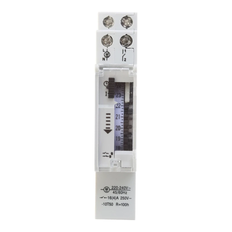 SUL180A Timer Switch 24 Hours Relay Analogues Electrical Programmable Timer 220V 16A Battery Din Rail Mechanical Timer Switch