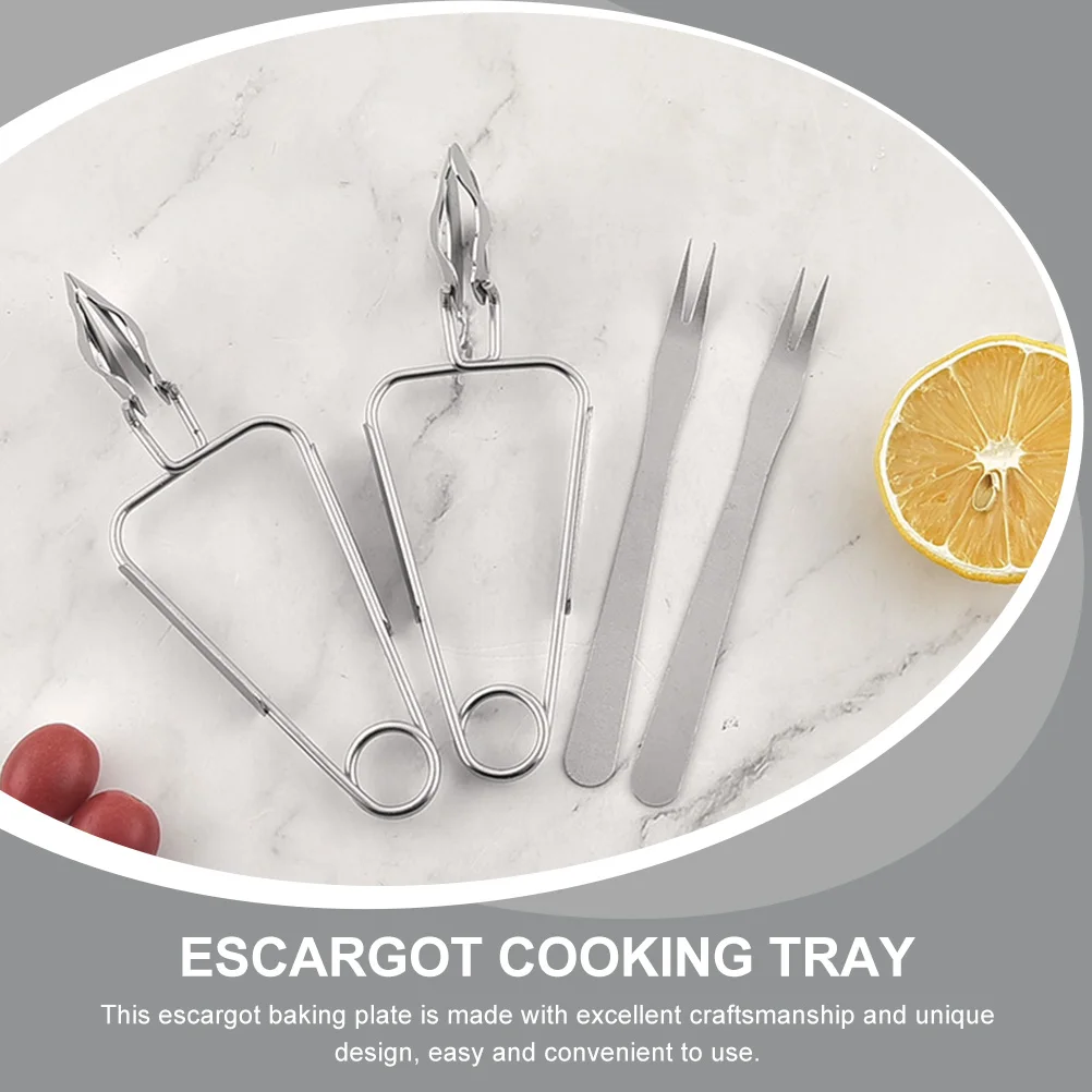 

1 set Stainless Steel Escargot Baking Plate 12 Holes Snail Serving Tray Microwave Oven Dish Heat Resistant Kitchen Cooking