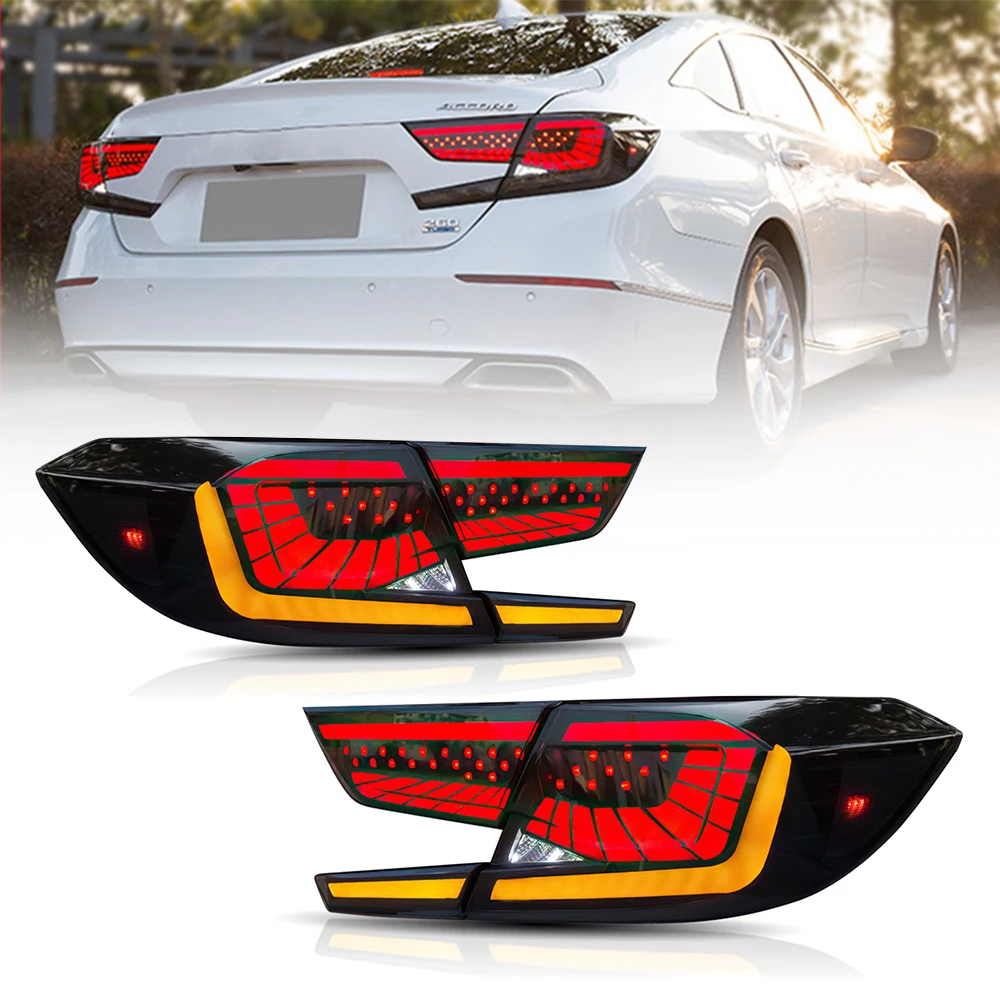 Taillights For Honda Accord 2018-2022 Tail light LED Rear Lamps Assembly Car Repiacement Parts/ Accessories Start-up Animation