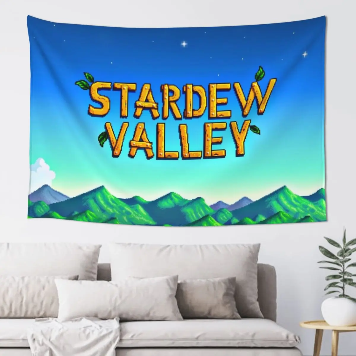 

Stardew valley title Tapestry Room Decore Aesthetic Decoration For Rooms Home Decor Aesthetic Room Aesthetic Decor Tapestry