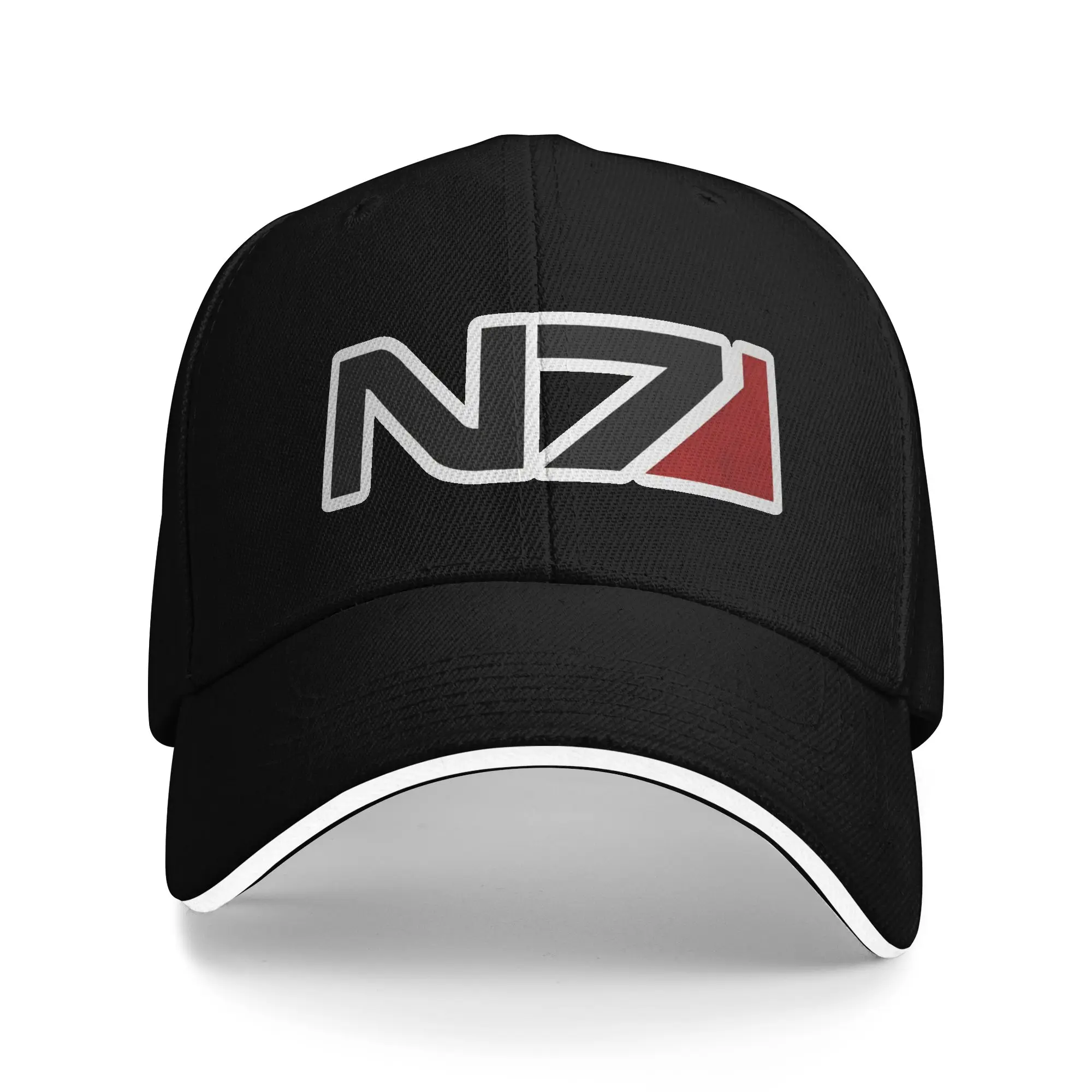 Mass Effect N7 Casual Baseball Cap  Tennis Skate Hip Hop Hats Summer Breathable Men Adult Trendy Baseball Caps