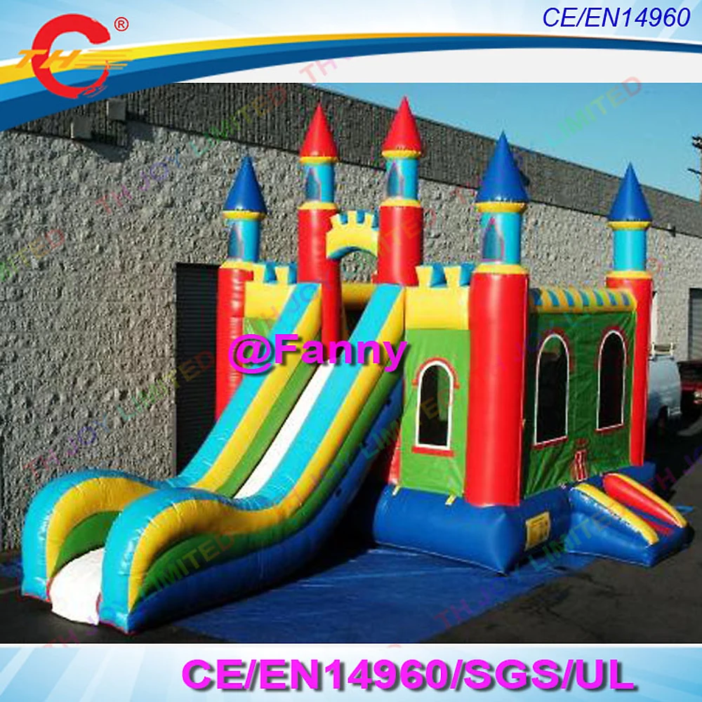 bounce house commercial grade pvc Inflatable Bouncy Calstle with slide Combos,Inflatable jumping Bouncer Castle slide for kids