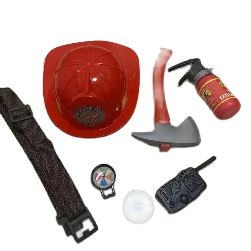 أزياء الهالوين الجديدة لعام 2025 للأطفال زي رجال الإطفاء للأطفال سام كوسبلاي رجل الإطفاء ملابس تنكرية للعب الأدوار #6