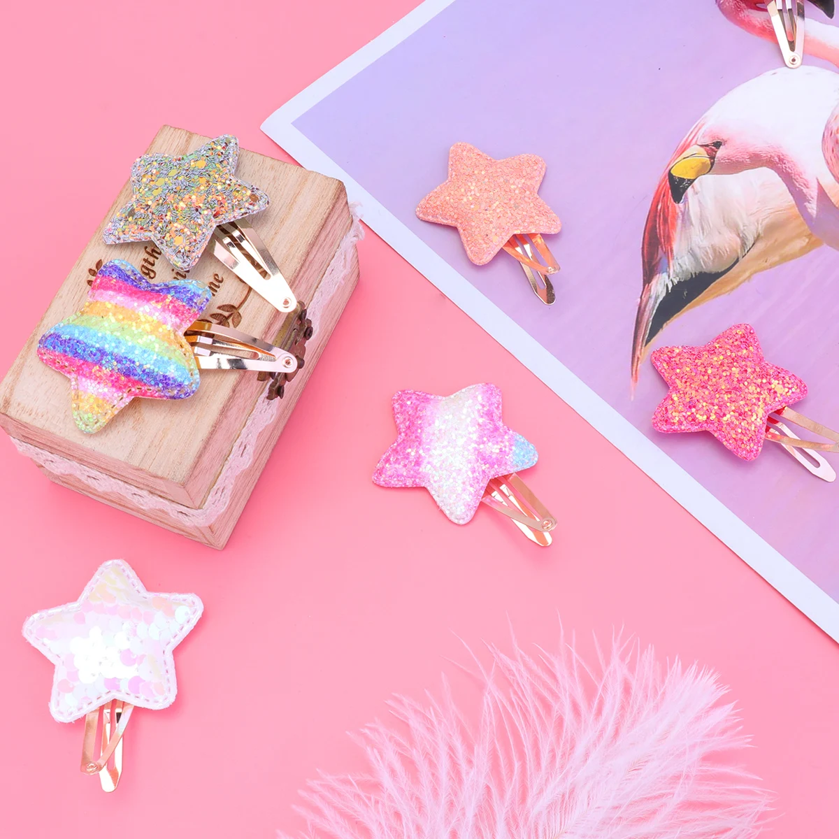 

Kids Hairpins Girls Hair Clips Durable Material Unique Design Bobby Pin Accessories For Festivals School Activities Hair