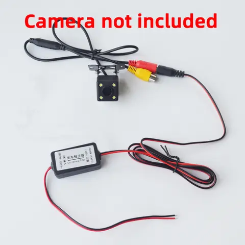 Veihcle Rear View Camera Power Relay Rectifier DC 12V Power Capacitor Auto Car Camera Filter Relay Capacitor Filter Connector 10 best sales g power bmw - №2