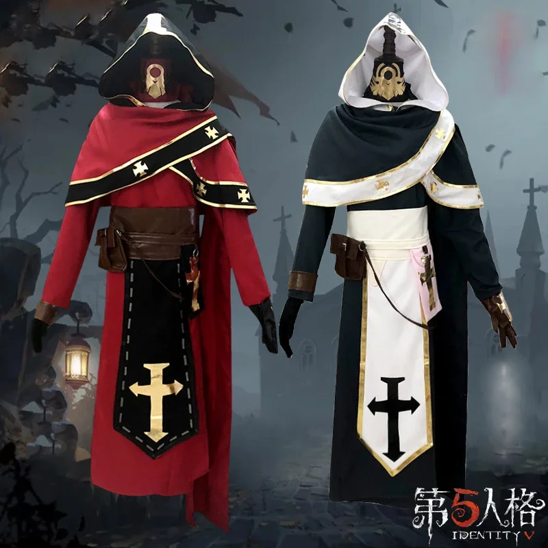 Game Identity V Cosplay Costumes Survivor Shepherd Judge Seer Eli Clark Men Halloween Carnival Anime Cos Uniforms Set