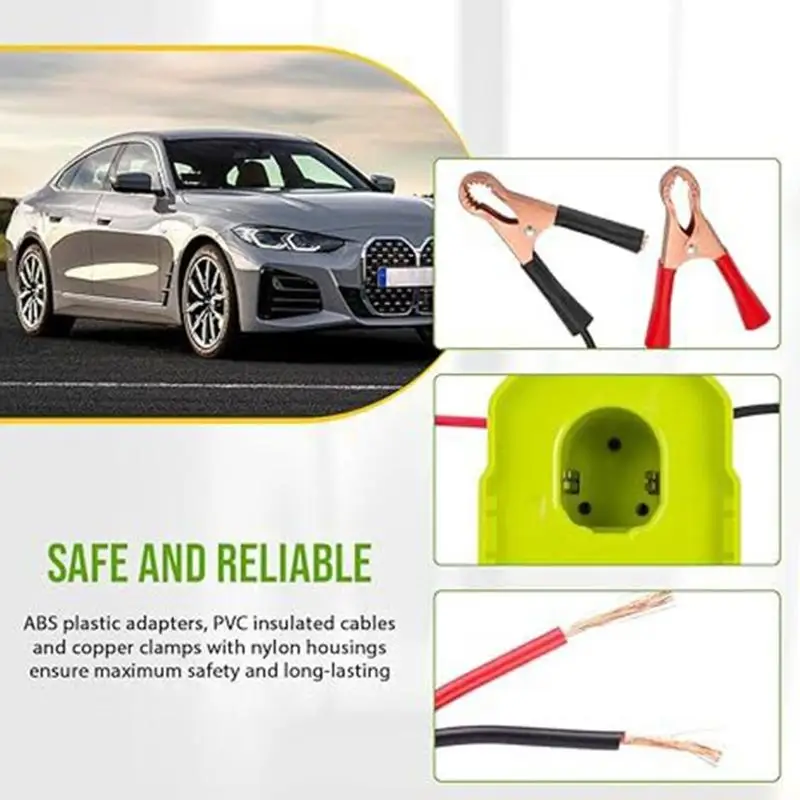 J0MA Safety Enhanced Vehicle Jump Starter Clamps With Short Circuit For Reliable Power Transfer User Friendly