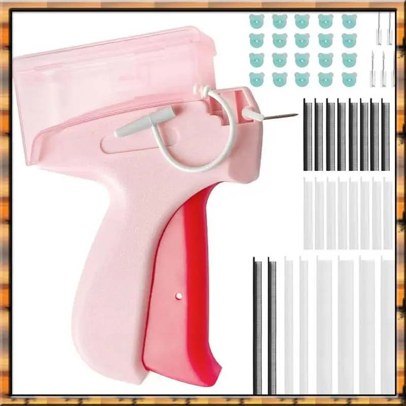 مجموعة مسدسات الغرز الصغيرة الجديدة A78K، مثبت سريع للملابس مع إبر ومثبتات وأزرار، مسدس وضع العلامات للملابس