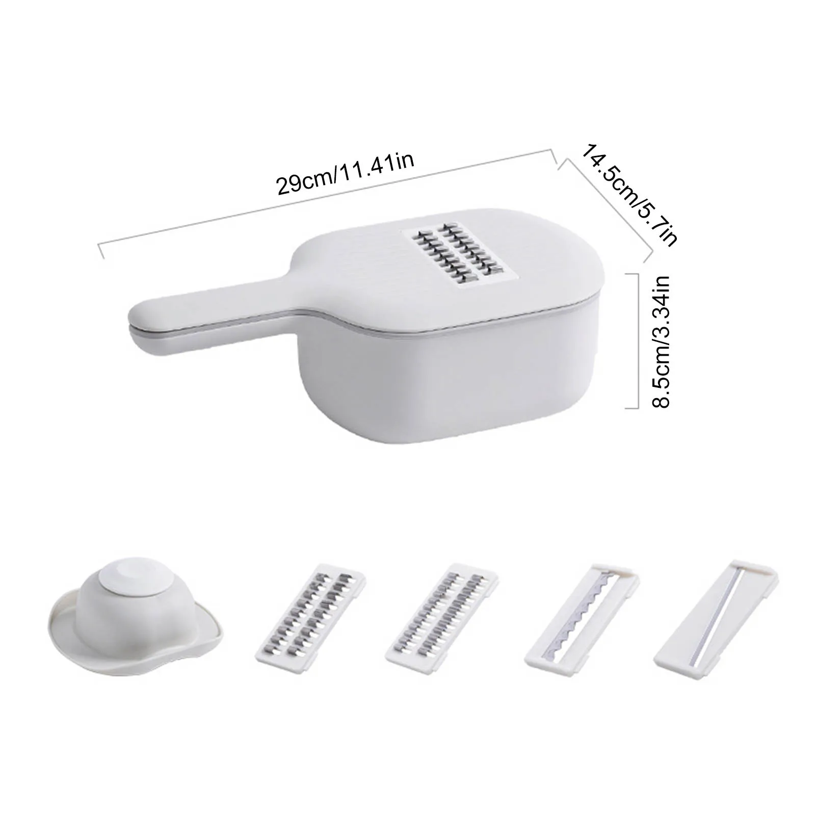 Multi-function Potato Carrot Cucumber Mandoline Slicer Cutter Grater Shredders with Strainer / Kitchen Fruit and Vegetable Tools