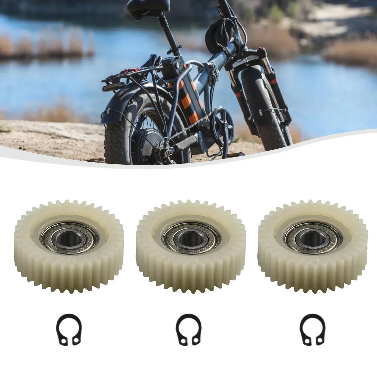 Motor Gear Gears With Bearings 3Pcs E-bike Wheel For Bafang Motor Hub Motor Planetary Gears Nylon+Stainless Steel