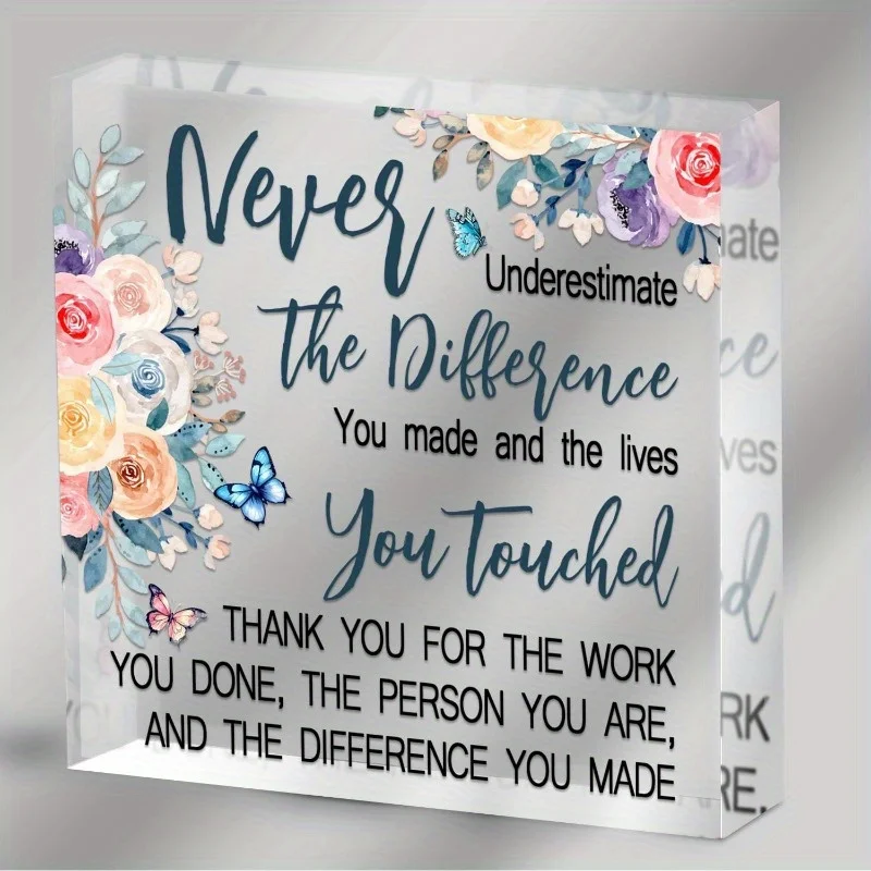 Funny Retirement Gifts for Women Coworker Farewell Presents Friend Teacher Boss Flower Office Desk Cubicle Home Decor
