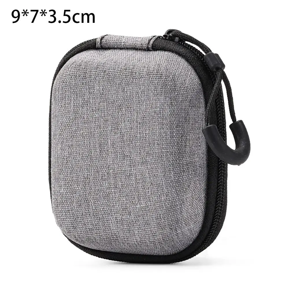1Pcs Earphone/Phone/Charging Cable EVA Storage Bag For Airpod Portable Zipper Earphone Case Mini Digital Accessories