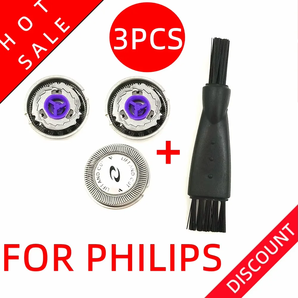 

3 шт., сменные лезвия для бритвы HP1601 HP1602 HP1604 HP1605 HP1606 HP1607 HP1318 HP1319