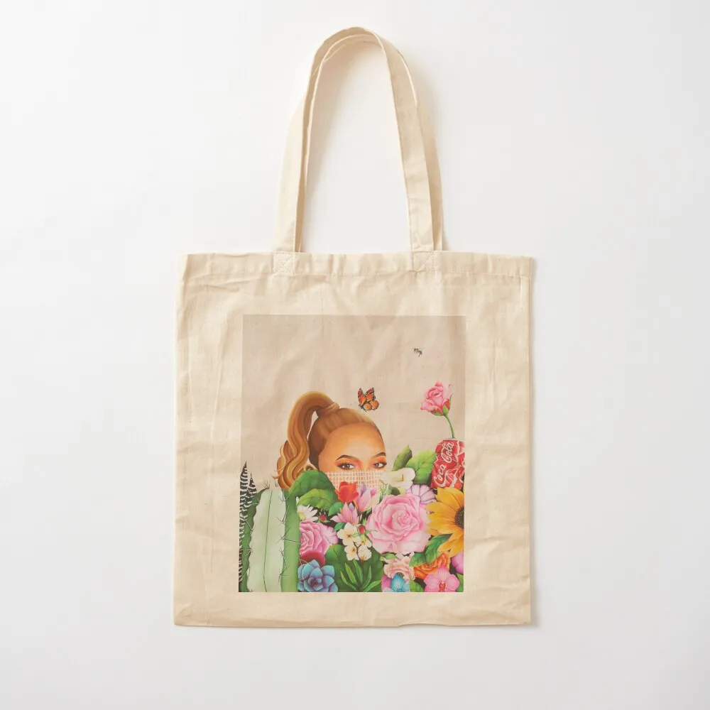 Flowers garden Tote Bag Women's shopper bag Customizable tote bag Canvas Tote