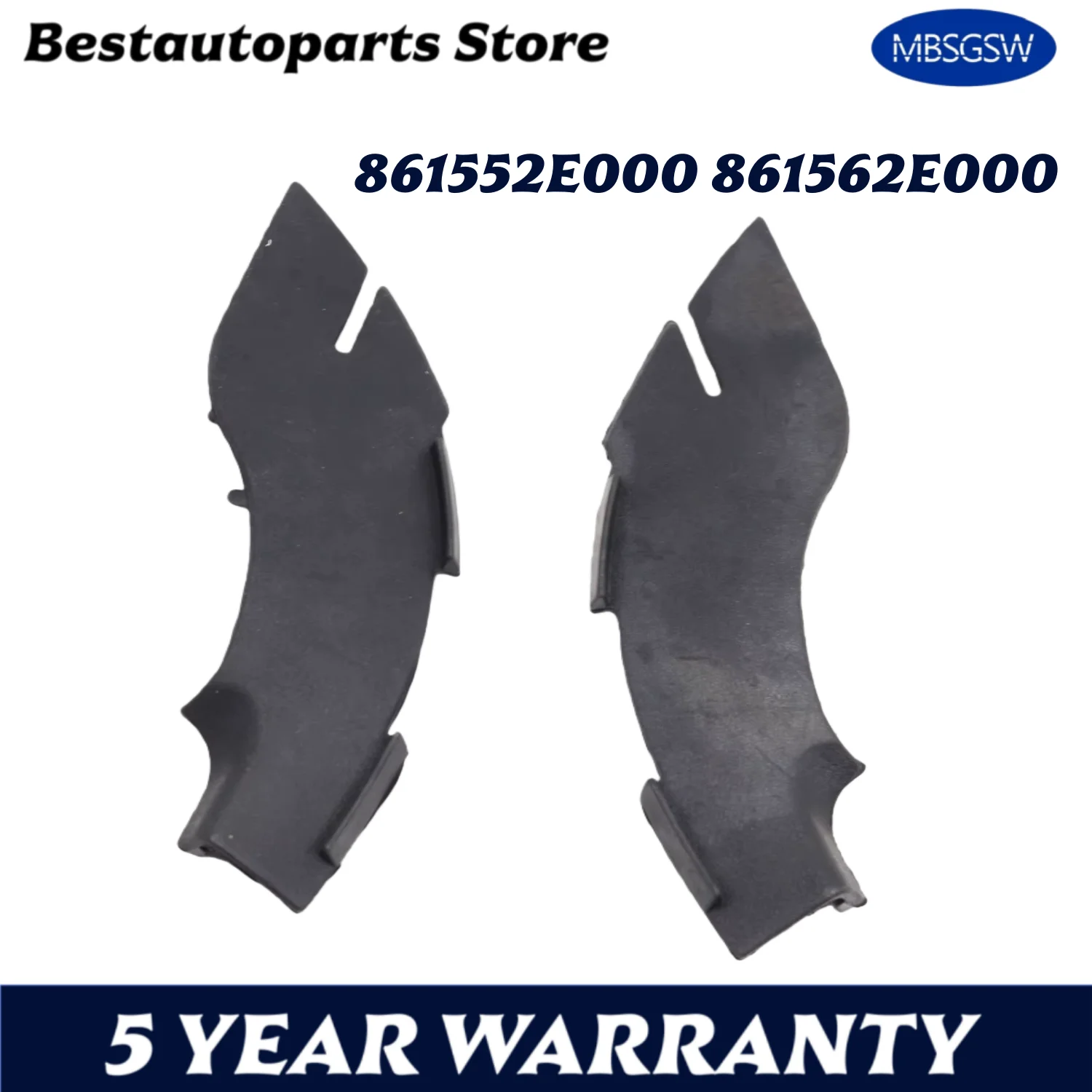 2Pcs For Hyundai Tucson 2004-2005 Mirror exterior trim pad OEM 861552E000 861562E000