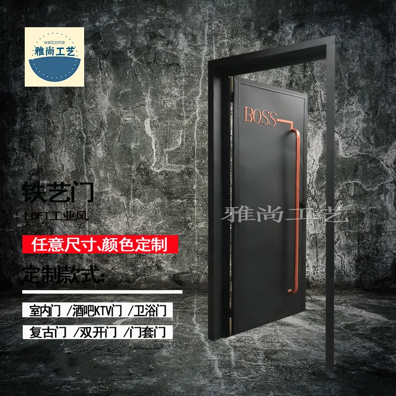 

Loft industrial air door wrought iron containerndoor r toilet office toilet