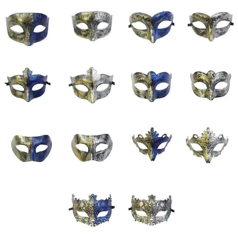 

Старинные Маскарадные Маски Венецианские Маски Наполовину Маски Ролевые Костюмы Маски