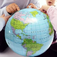 30cm Inflate Globe Beach Ball Toy Map Education Geography Teaching Balloon Props Kid Birthday Gift Water Pool Air Globos Ball 5