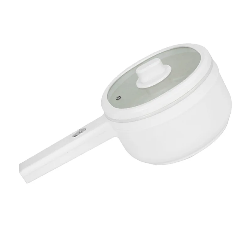 Multifunctional Electric Hot Pot Transparent Lid Smart Mini Cooker White For Dormitory Kitchen Use view 6