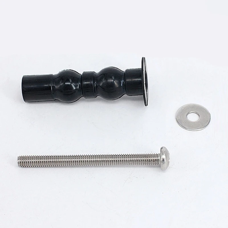 LXAF 2x Toilet for Seat Fixing Screwbolts with Two Expandable Ball Universal Toilet Lid Expansion Screw Hardware Fix Accessor