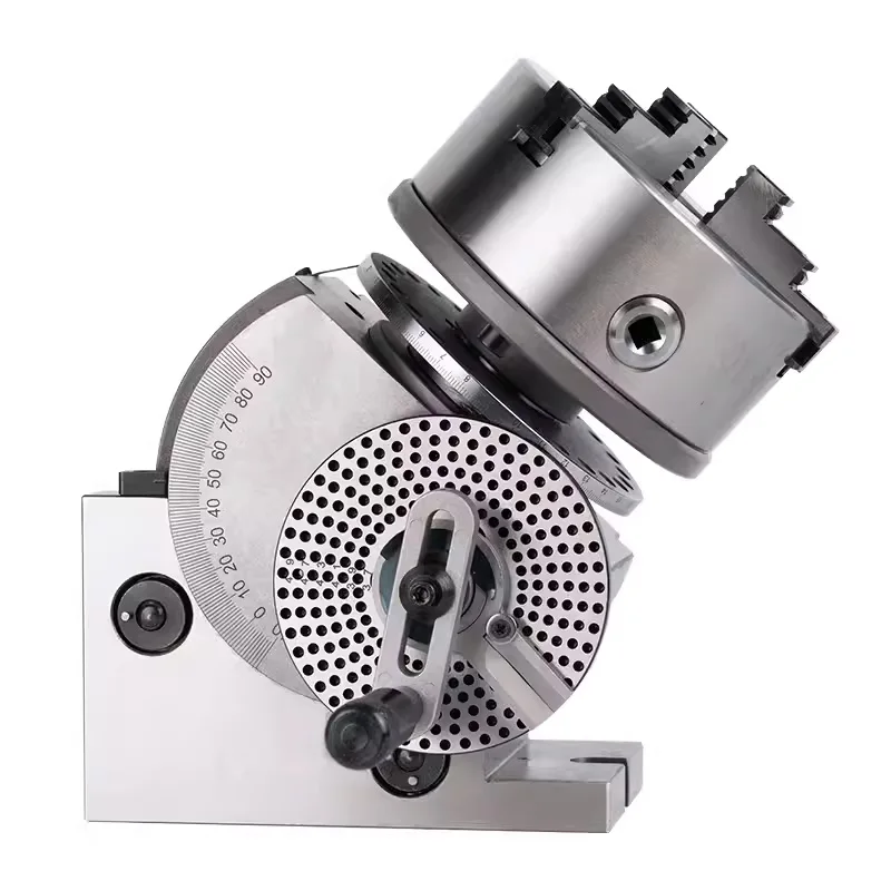 

Hot sale BS-2-8 INCH Dividing Head semi-Universal Milling Machine 3-Jaw Chuck Tailstock Dividing Plate Dividing Head