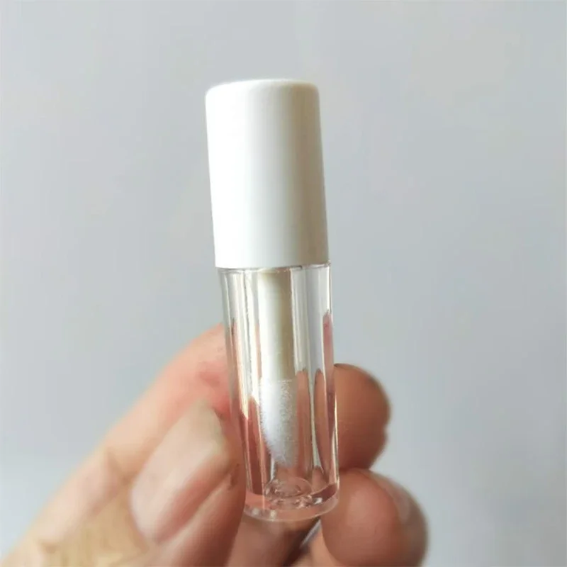 1ML Mini Empty Transparent PE Lip Gloss Tubes DIY Plastic Lip Balm Tube Lipstick Sample Cosmetic Container Travel Bottle