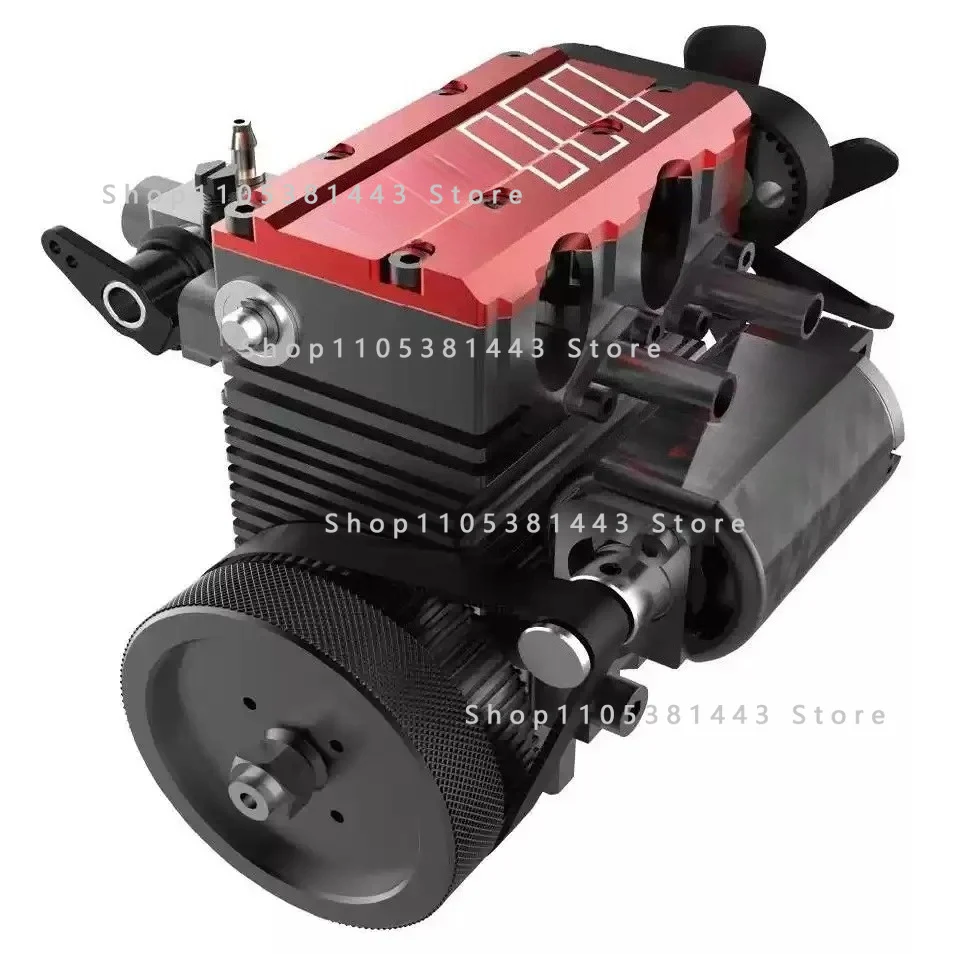 Kit DIY Assembly Metal Mechanical 4-Stroke Engine Model