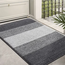 Olanly Indoor Door Mat Non-Slip Foot Mat Rubber Backing Front Back Door Mat Entrance Floor Rug Absorbent Bathroom Kitchen Carpet