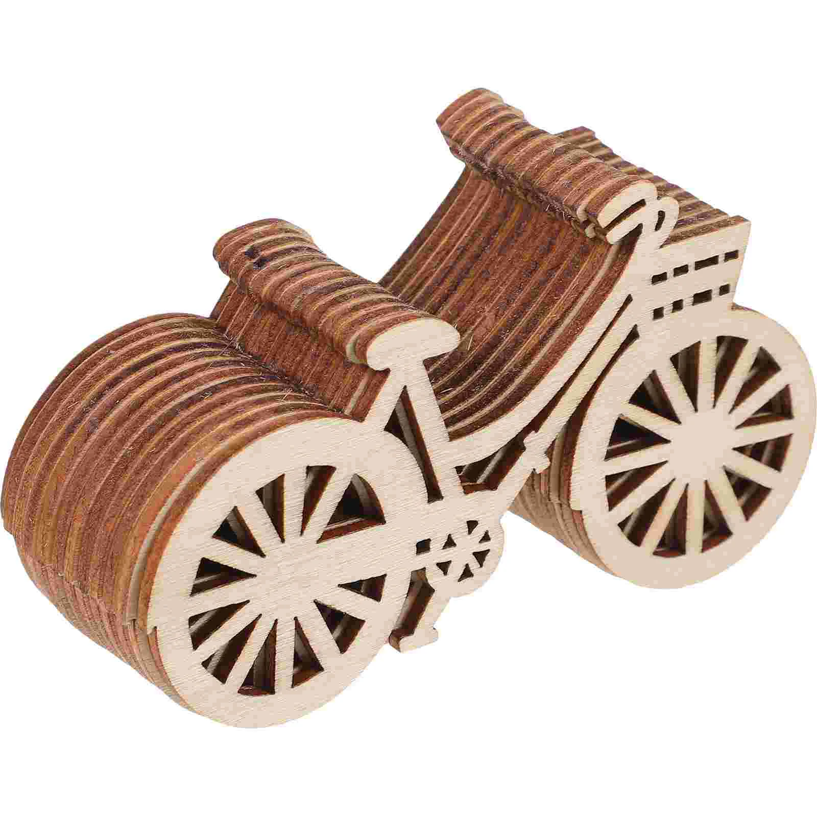 Mini modèle de vélo l'inventaire Él, ornement de vélo, kit de meubles de maison, cadre minuscule, courses, 12 pièces