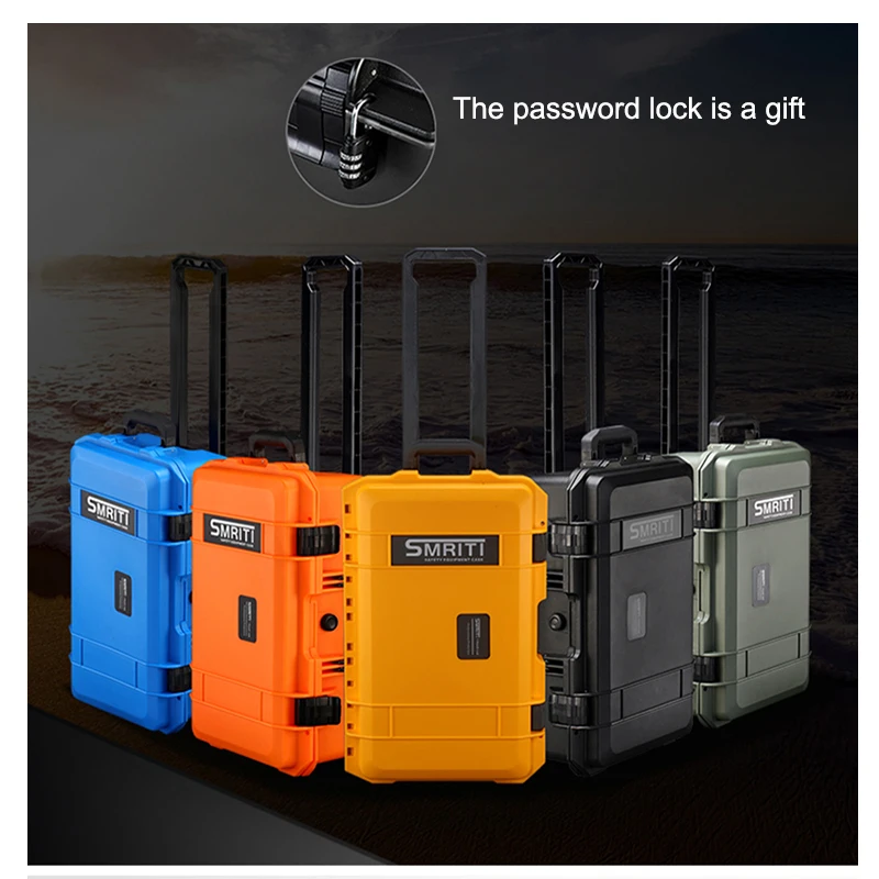 Hoge Kwaliteit Beschermende Doos Multifunctionele Fotoapparatuur Opbergtas Trekstang Aviation Toolbox Instrument Verpakking Case