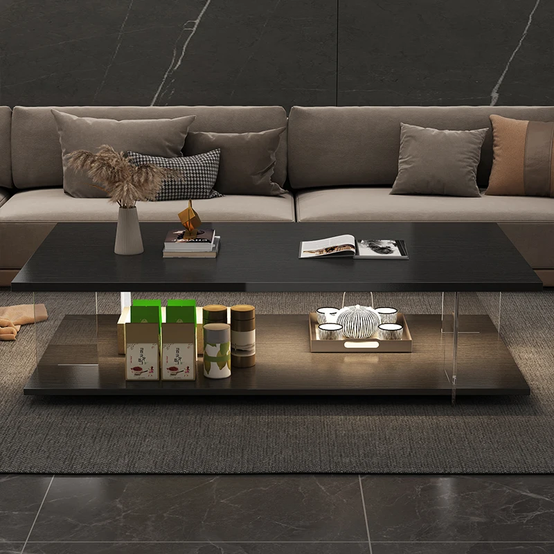 Coffee table living room home office tea small apartment small tea acrylic suspended