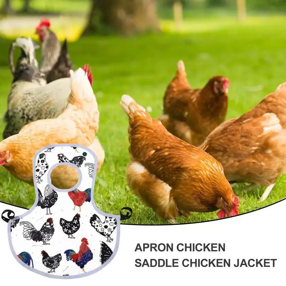 

Chicken Saddles Protective Hen Apron Washable Elastic Chicken Saddle Apron Back Cover Durable Chicken Harness Vest Chicken Coop