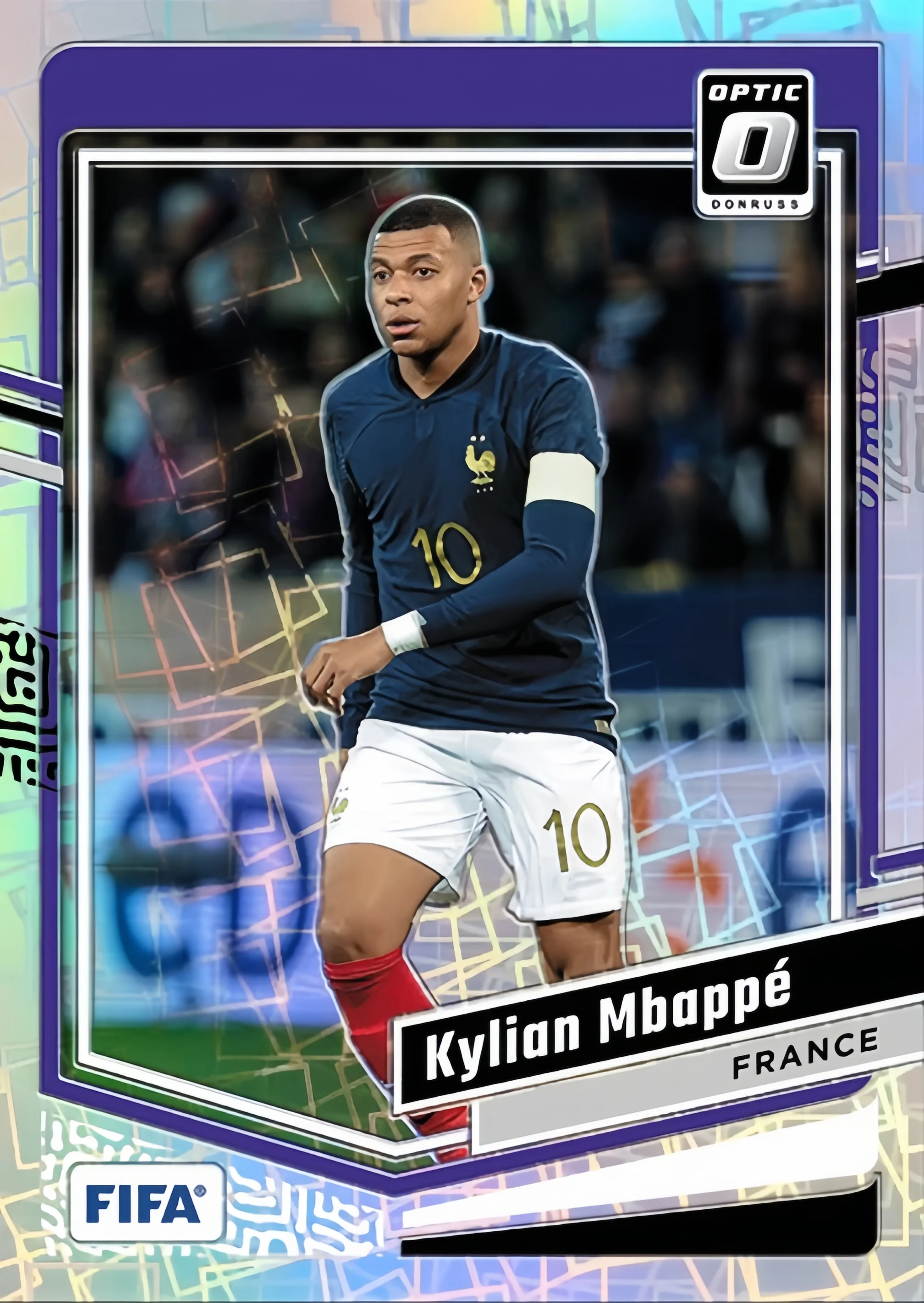 DIY Panini Homemade Football Collection Card FIFA World Cup Mbappe Messi Haaland Yamal Neymar Donruss Optical Series view 4