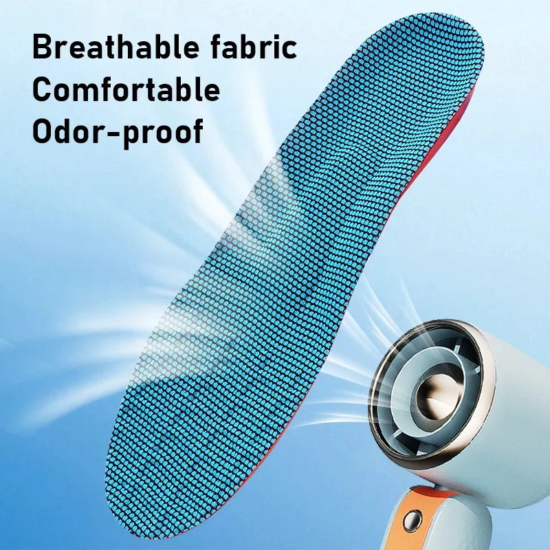 Sport Orthopedic Insole Running High Jump Shoe Insole Arch Support Plantar Fasciitis Men Women Shock Absorbing Non Slip Shoe Pad image 6