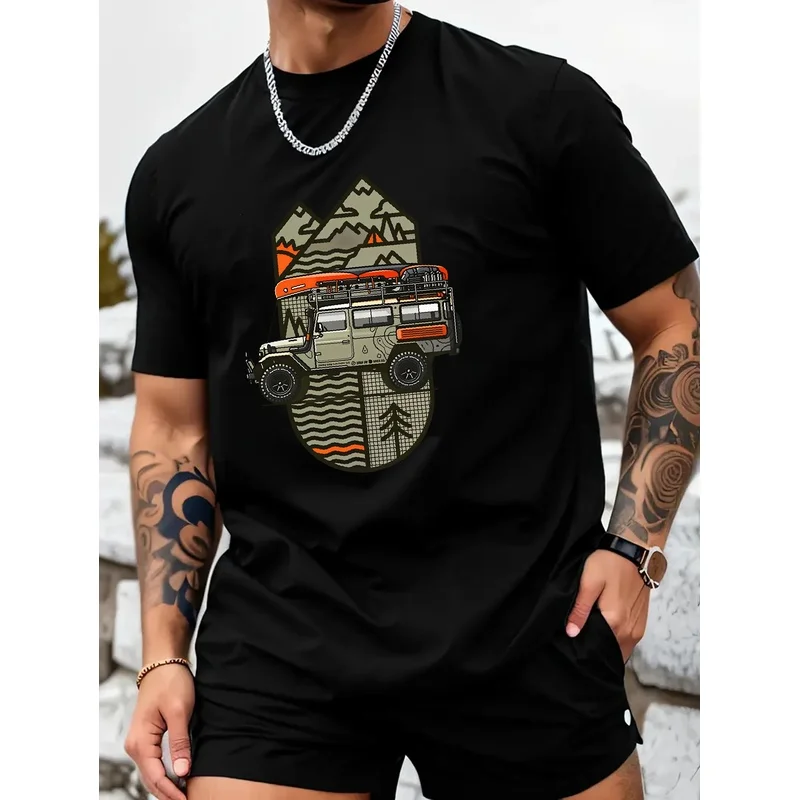 Men'S T-Shirt, New Men'S Summer Short-Sleeve 
