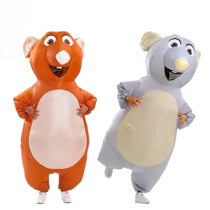 Inflatable Mouse Costume  Character Cosplay Animal Halloween Carnival Party Props Costume