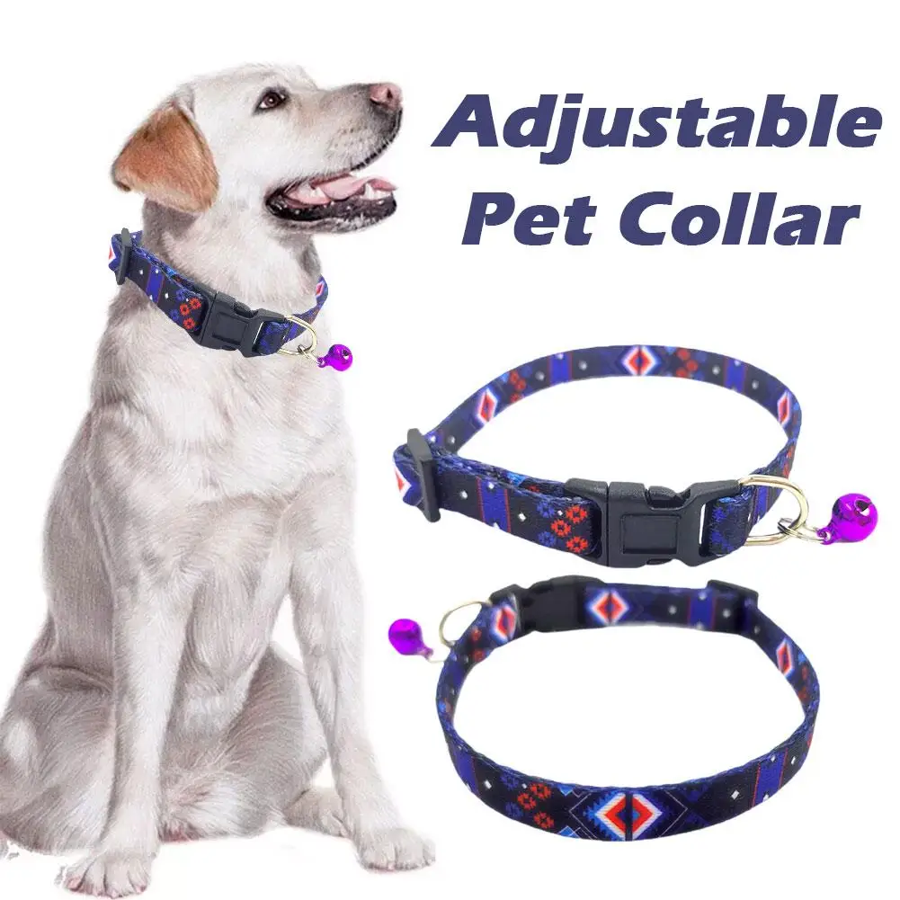 Cat Collar Separable Adjustable Pattern Tribe Aztec Safe Southwest Pet Collar Pet Dog Accessories Nylon Collars Anti-lost S I2A1