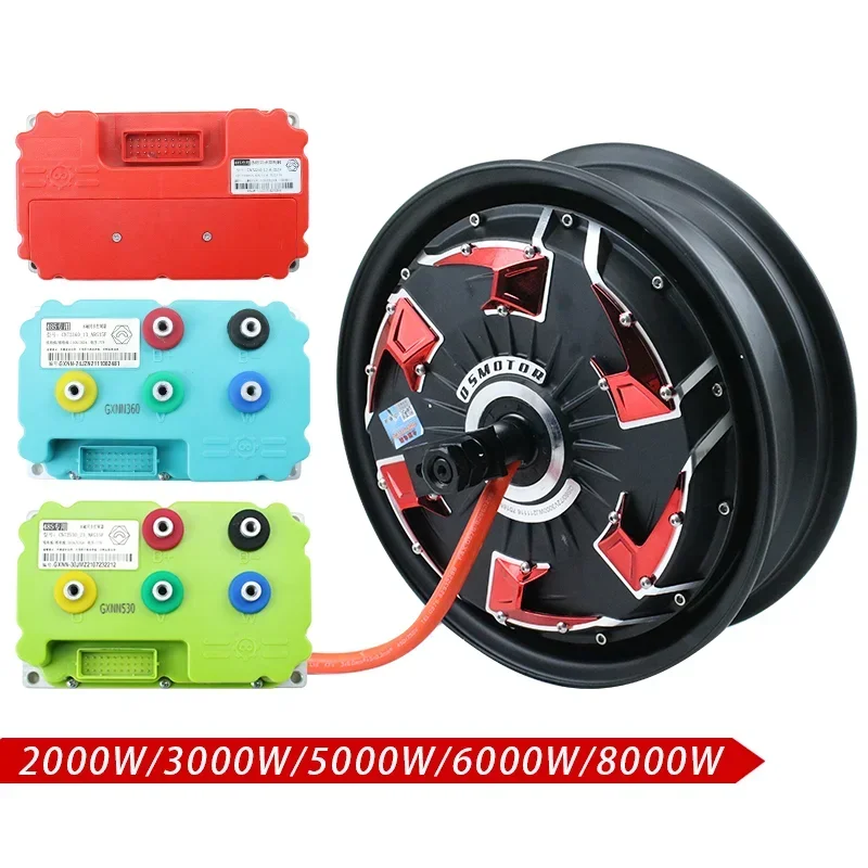 60v-96v 10 inch/12 inch 1200W/1500W/2000W/3000W universal electric wheel hub motor and controller,gift tires,modified BLDC motor