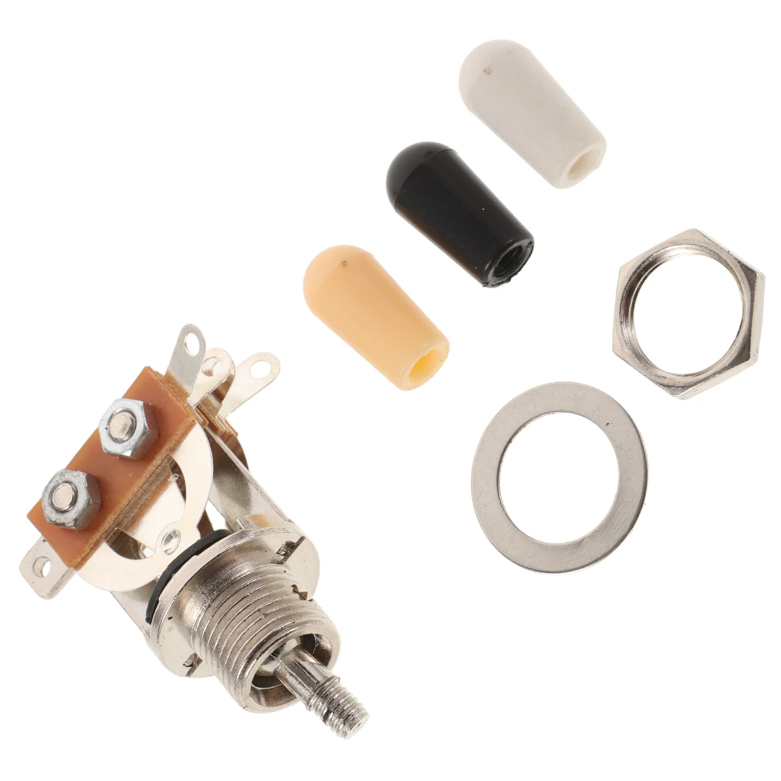 3 قبعات مقبض معدني لمفتاح تبديل الجيتار المستقيم، تصميم متين، إعداد سريع، نمط فريد من نوعه