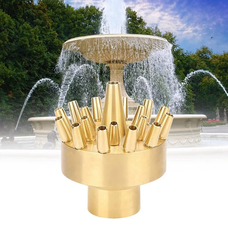 Pond Fountain Head, Garden Water Fountain Sprays Nozzle Sprinkler Heads Female Thread 1Inch