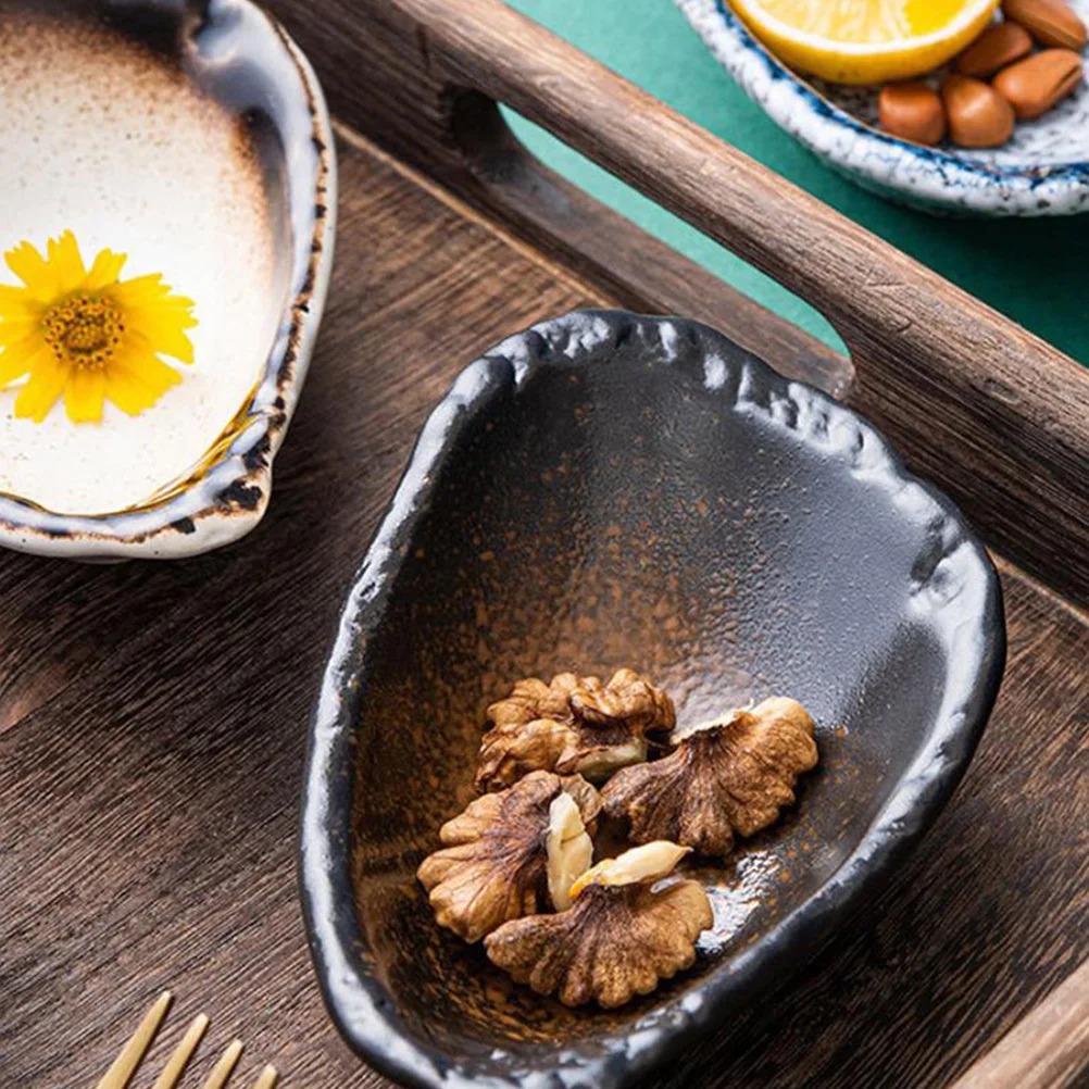 ceramic storage plate exquisite dipping bowl durable seasoning bowl dessert dish fruit bowl
